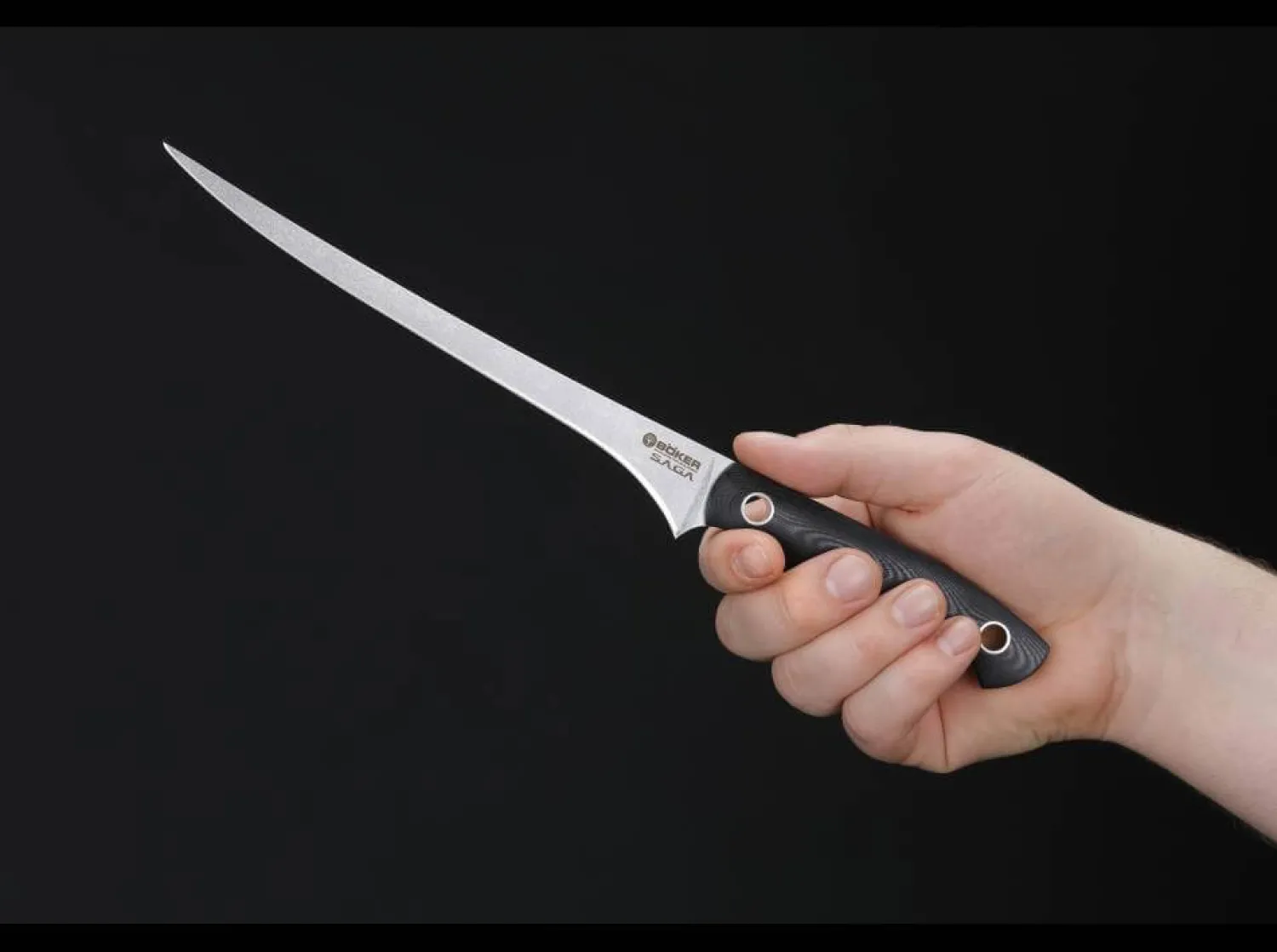 Saga Filetiermesser G10 Stonewash>Böker Manufaktur Solingen Outlet