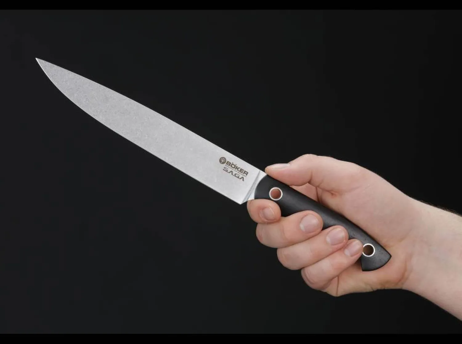 Saga Schinkenmesser Grenadill>Böker Manufaktur Solingen Outlet