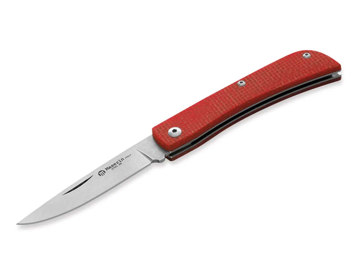 Scout 163 Red Micarta>Maserin Best
