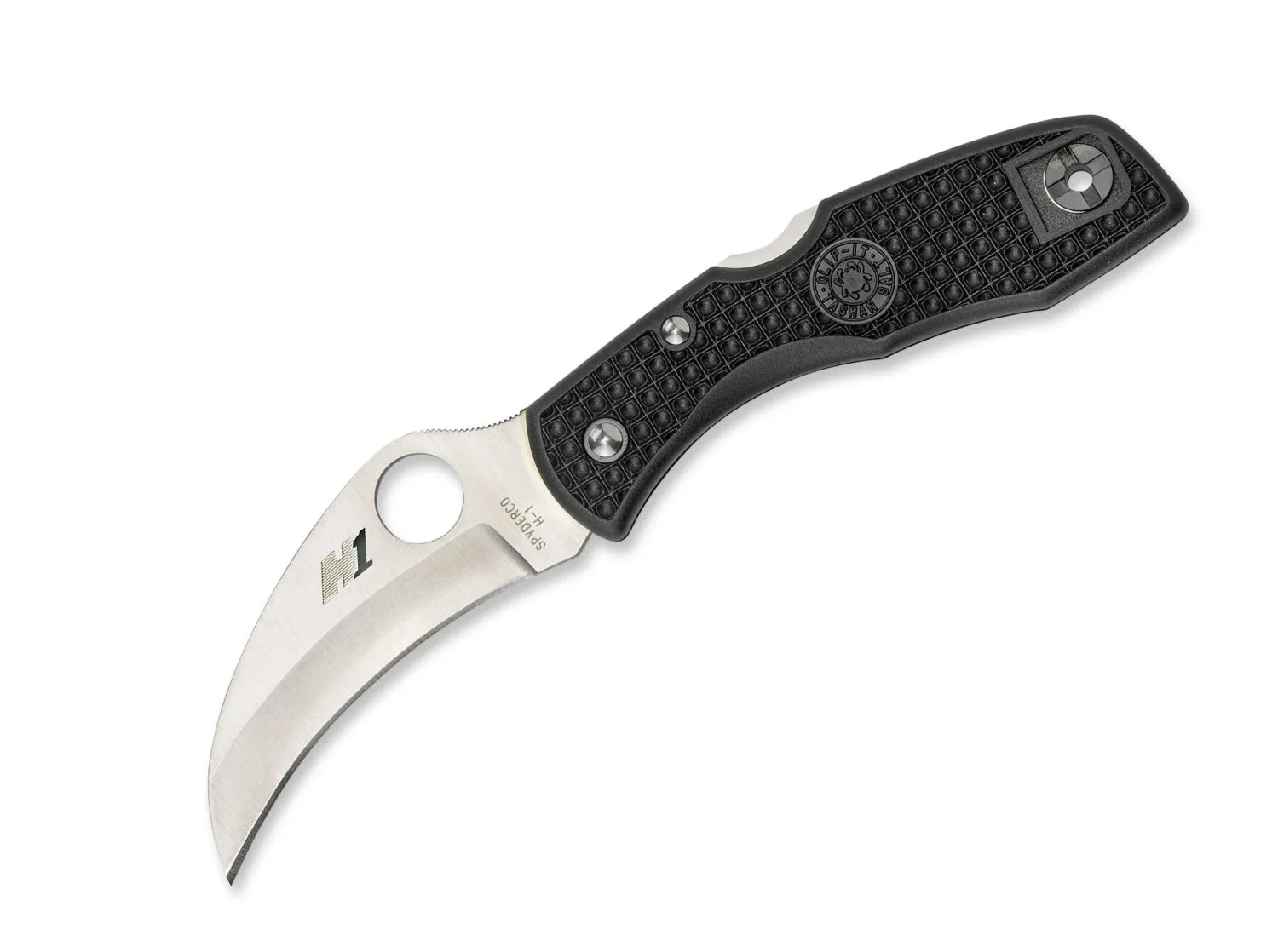 Tasman Salt H1 Plain Black>Spyderco