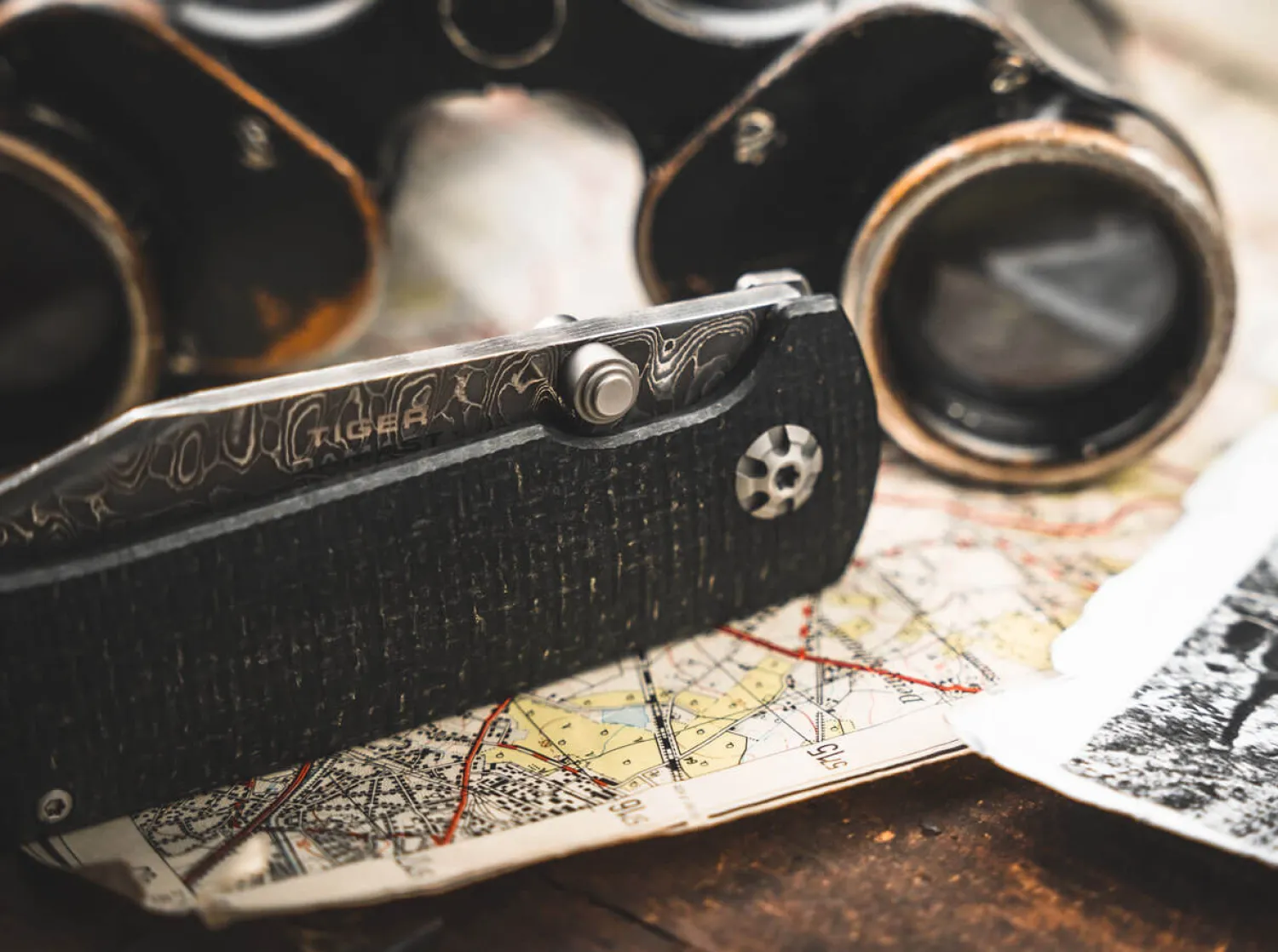 Tiger-Damast>Böker Manufaktur Solingen New