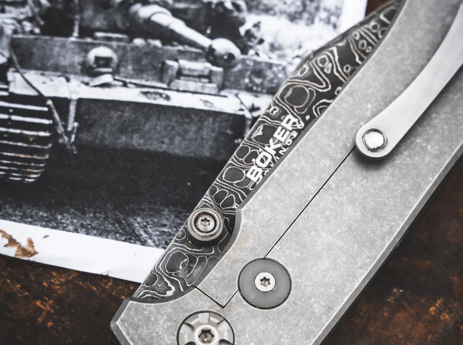 Tiger-Damast>Böker Manufaktur Solingen New