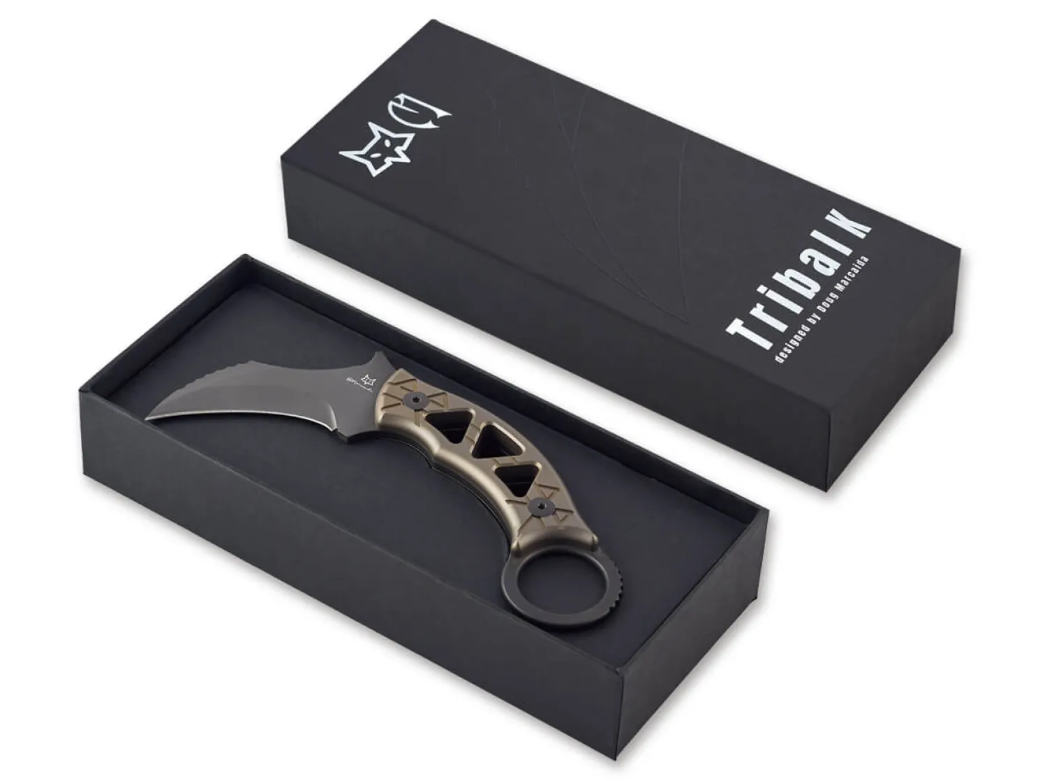 Tribal K Fixed Titanium Black PVD>Fox Knives Online