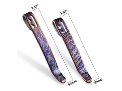 Two Flamed Titanium Clips T002A>CIVIVI Sale