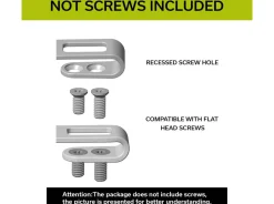 Two Flamed Titanium Clips T002B><noscript><img width=