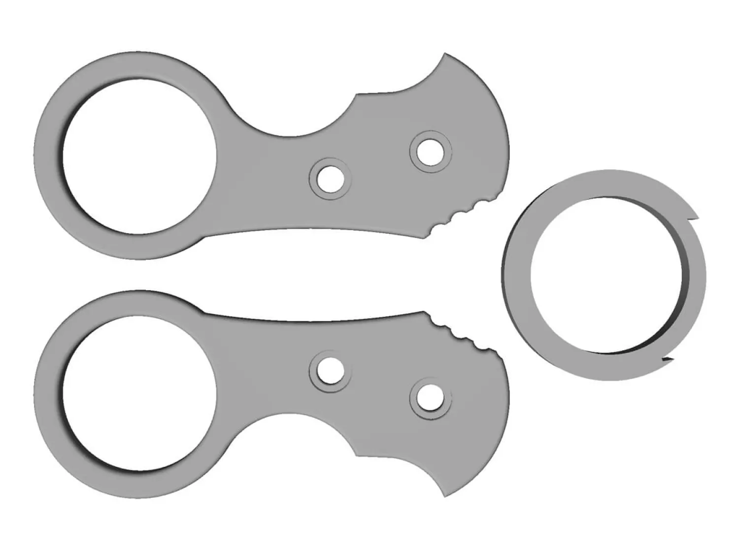 Urd 2.0 Großer Ringgriff 3D-Modell>Böker Plus Best