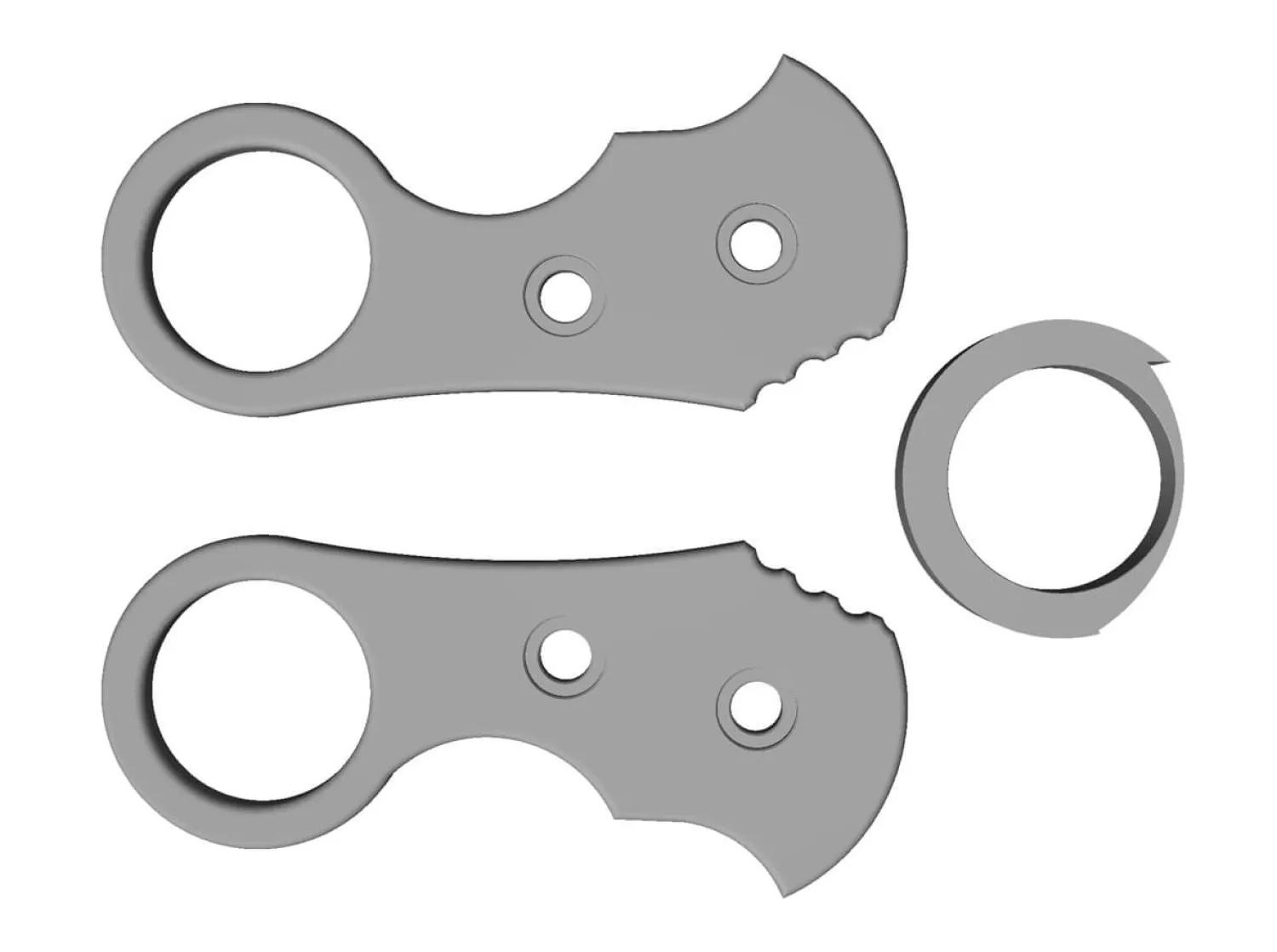 Urd 2.0 Kleiner Ringgriff 3D-Modell>Böker Plus Outlet