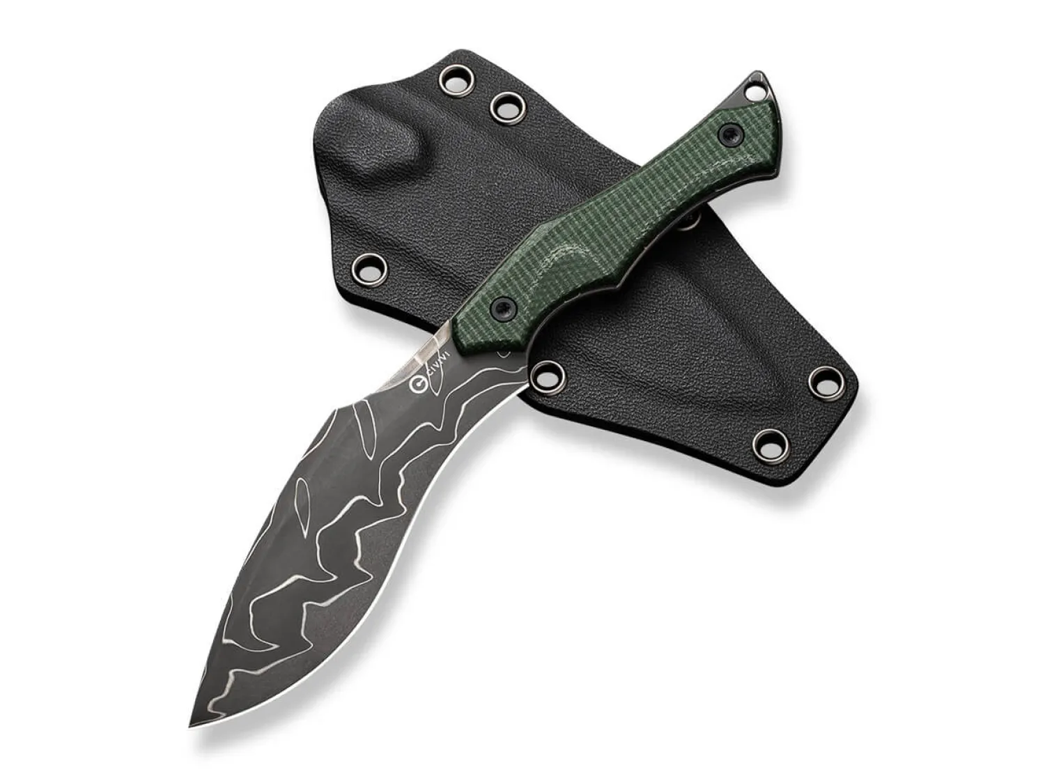 Vaquita II Micarta Green Damascus>CIVIVI Best