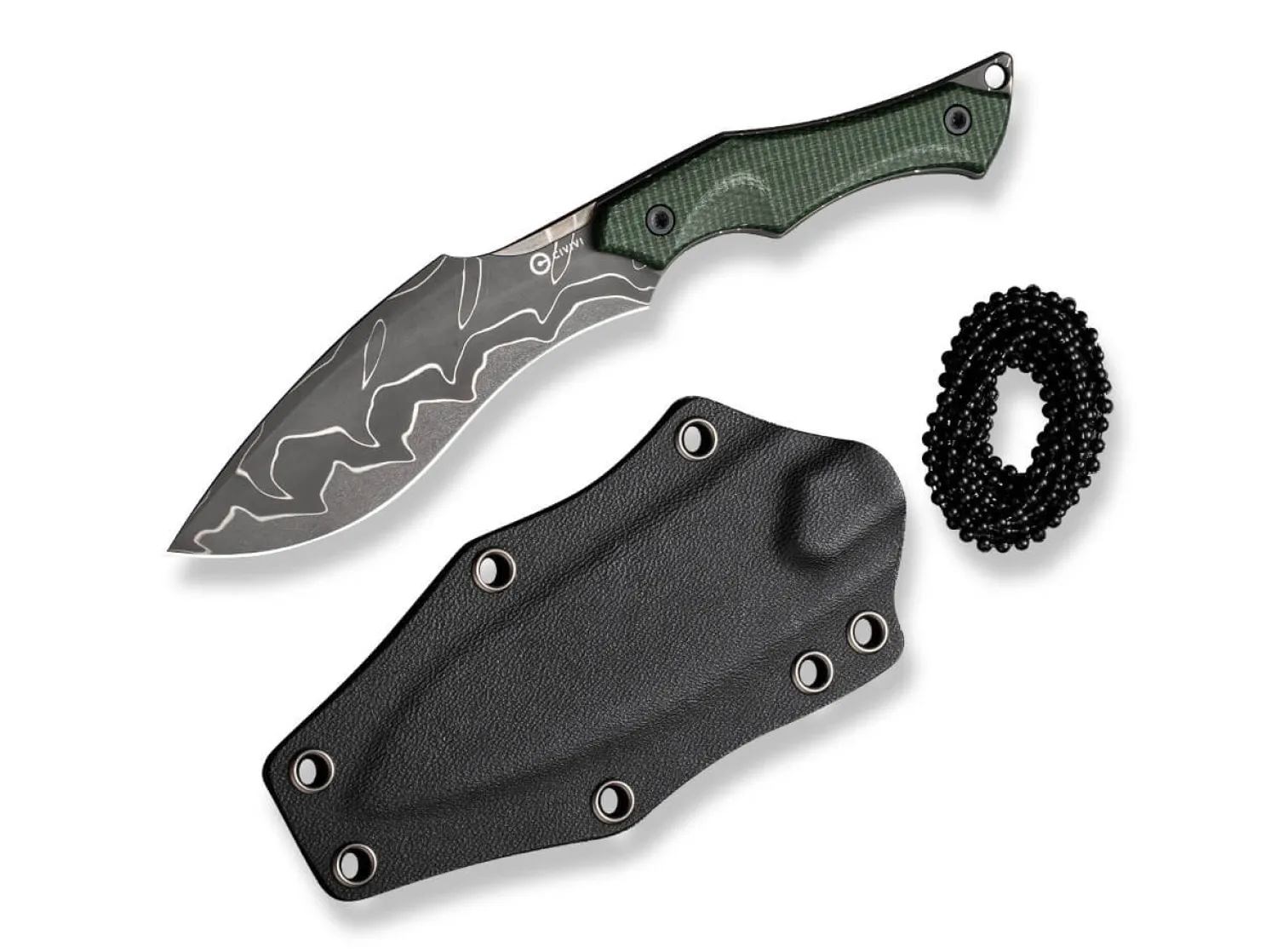 Vaquita II Micarta Green Damascus>CIVIVI Best