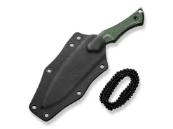 Vaquita II Micarta Green Damascus><noscript><img width=