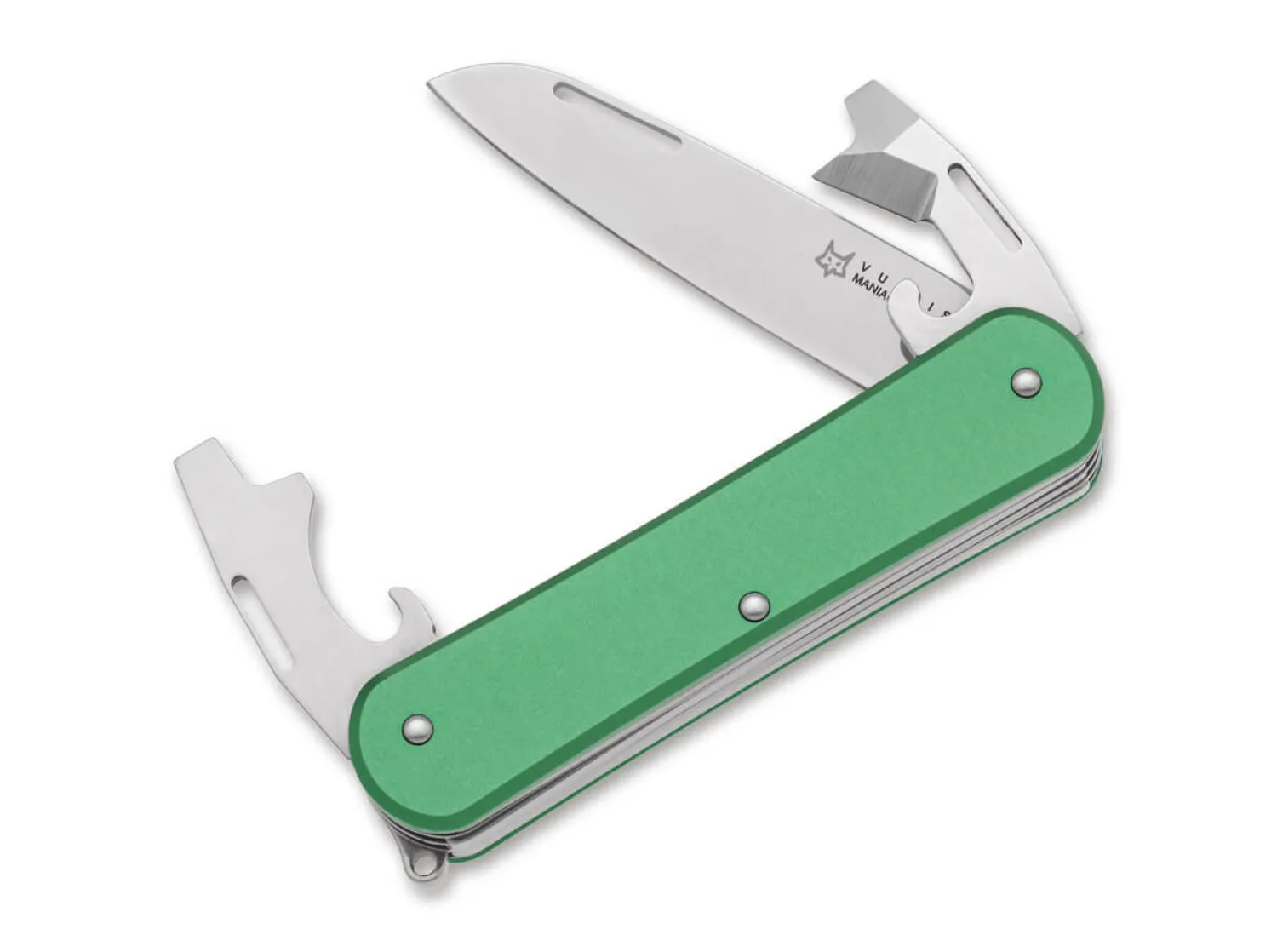 Vulpis 130-3 Aluminum OD Green>Fox Knives Clearance