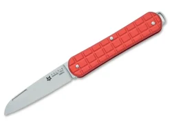 Vulpis 130 Grenade Pattern Aluminum Red>Fox Knives Sale