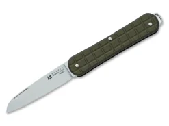 Vulpis 130 Grenade Pattern Aluminum Military Green>Fox Knives Outlet