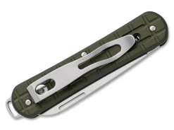 Vulpis 130 Grenade Pattern Aluminum Military Green>Fox Knives Outlet