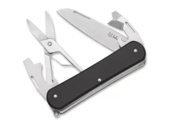Vulpis 130-F4 Aluminum Black>Fox Knives New